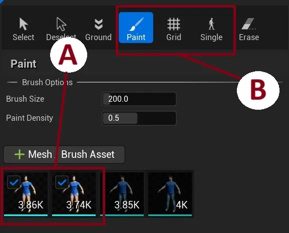 Select Brushes